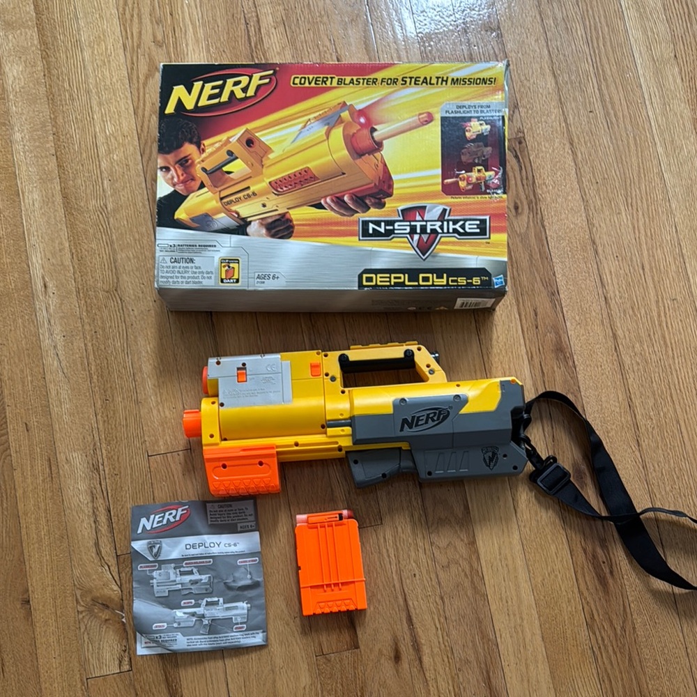 NERF N-Strike Deploy CS-6 Blaster for ages 6+